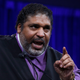 Rev. William Barber II delivers a fiery speech to a gathering of the Democratic National Committee summer meeting at the Hilton Hotel in San Francisco, Calif. on Friday, Aug. 23, 2019. (Paul Chinn/San Francisco Chronicle via AP)